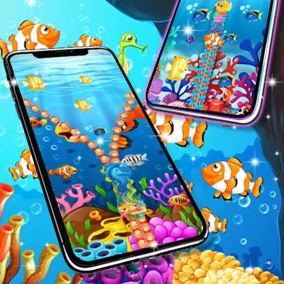 Fish zipper lock screen android App screenshot 2