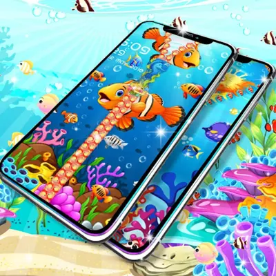 Fish zipper lock screen android App screenshot 4